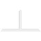 Ekena Millwork Portland Architectural Grade PVC Gable Bracket, 96"W x 52"H x 6"D x 6"F, 13/12 Pitch GBP096X52X0606POR00 - alternate 3